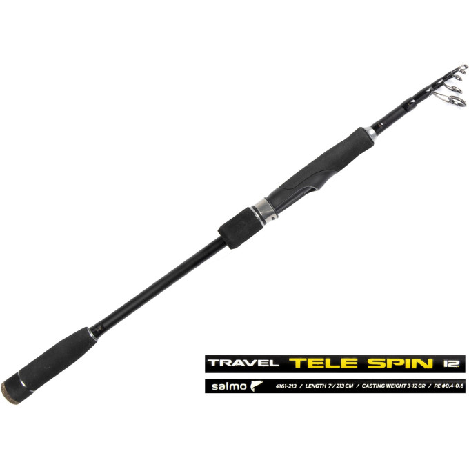 Спиннинг телескопический SALMO ELITE TRAVEL TELE SPIN 12 2.13 4161-213